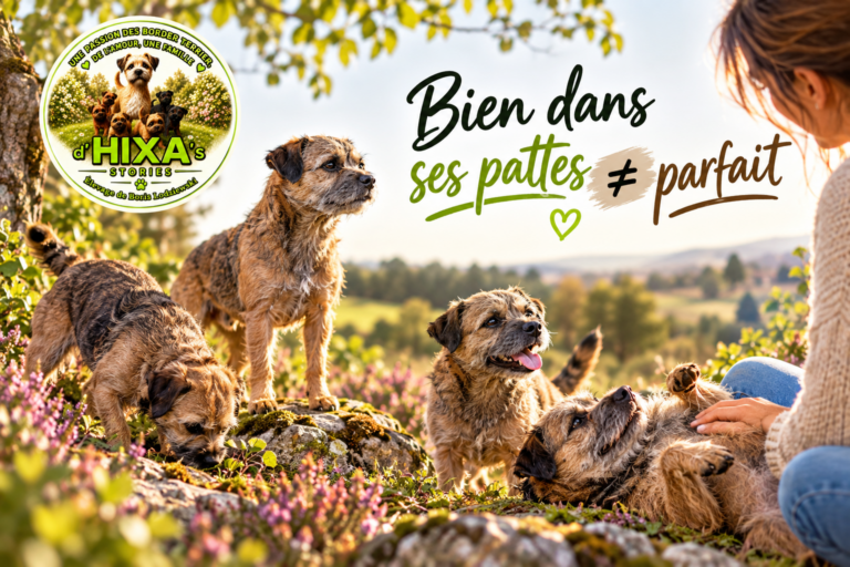 border terrier bien dans ses pattes dhixas stories